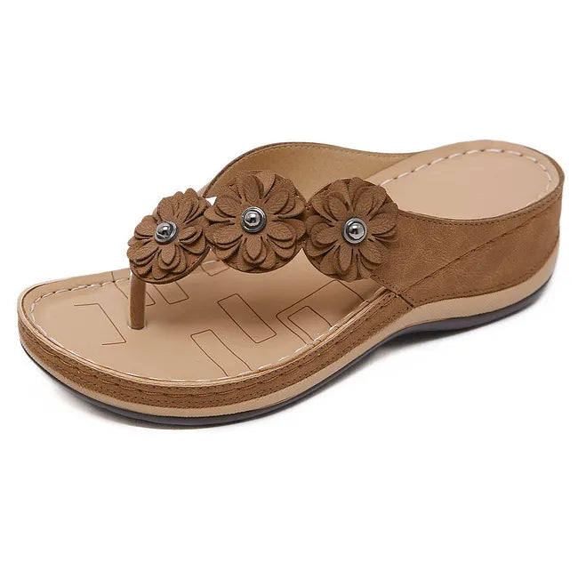 💝Last Day 50% OFF⭐Women's Lightweight Flowers Clip Toe Sandals