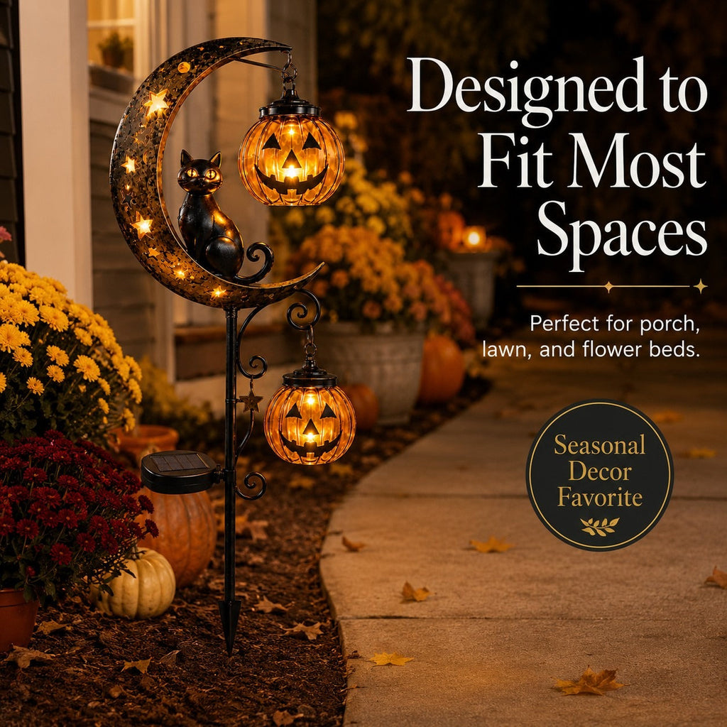 🎃Halloween Early Bird Sale |49% OFF Pumpkin MoonGarden Stake Light