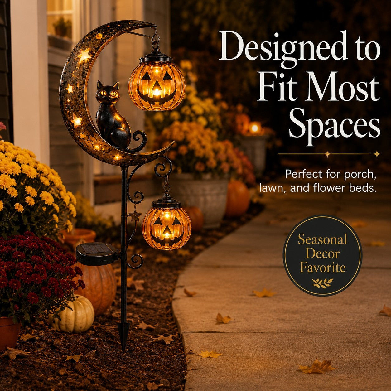 🎃Halloween Early Bird Sale |49% OFF Pumpkin MoonGarden Stake Light