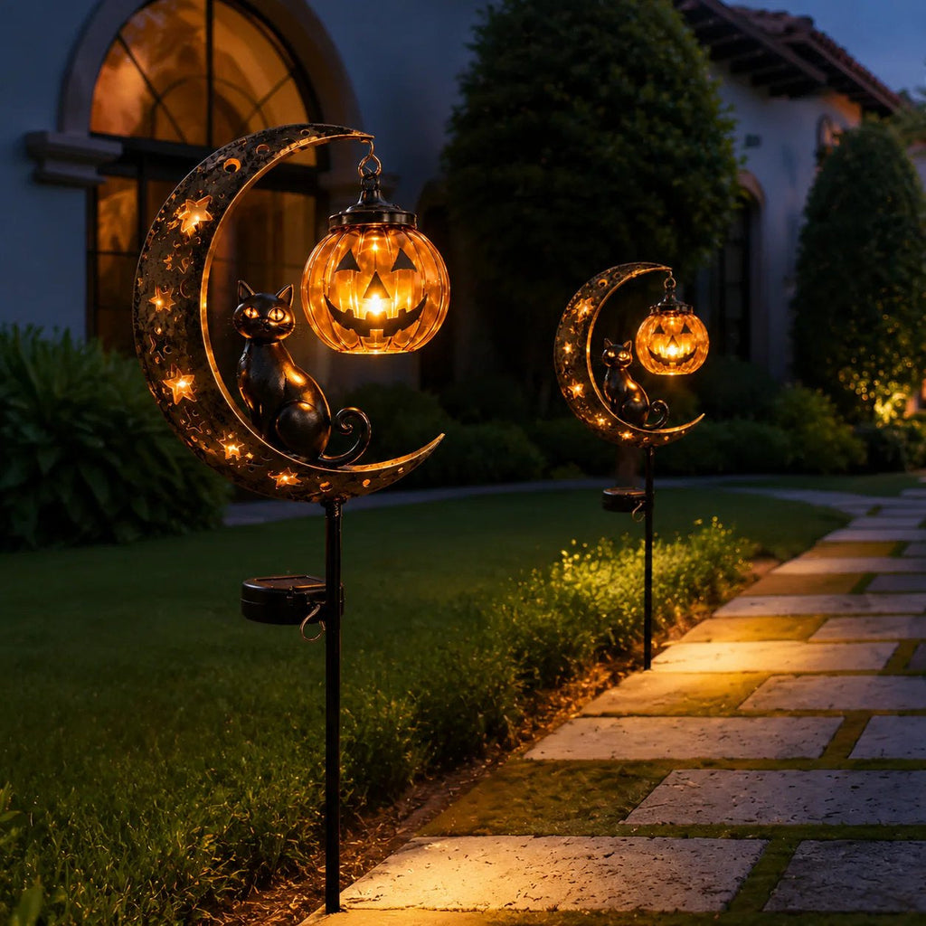 🎃Halloween Early Bird Sale |49% OFF Pumpkin MoonGarden Stake Light