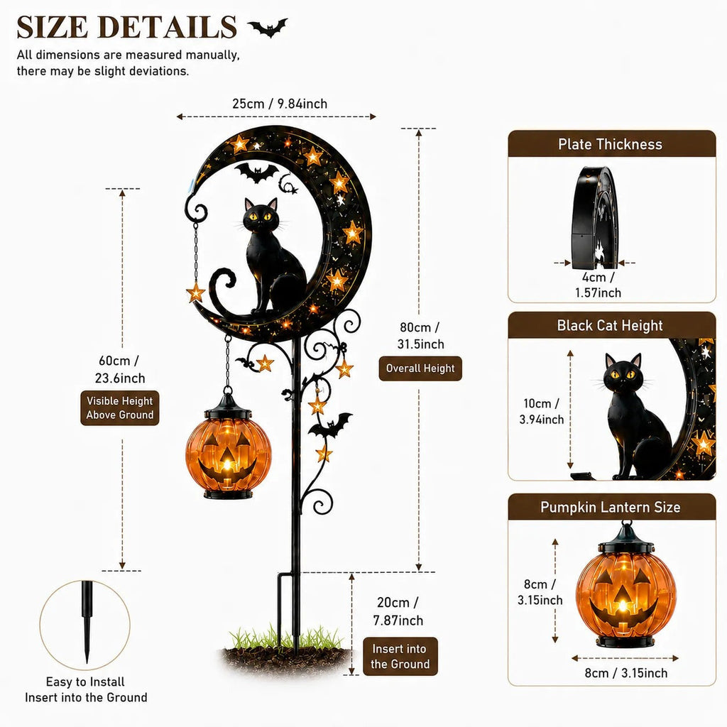 🎃Halloween Early Bird Sale |49% OFF Pumpkin MoonGarden Stake Light