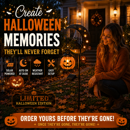 🎃Halloween Early Bird Sale |49% OFF Pumpkin MoonGarden Stake Light