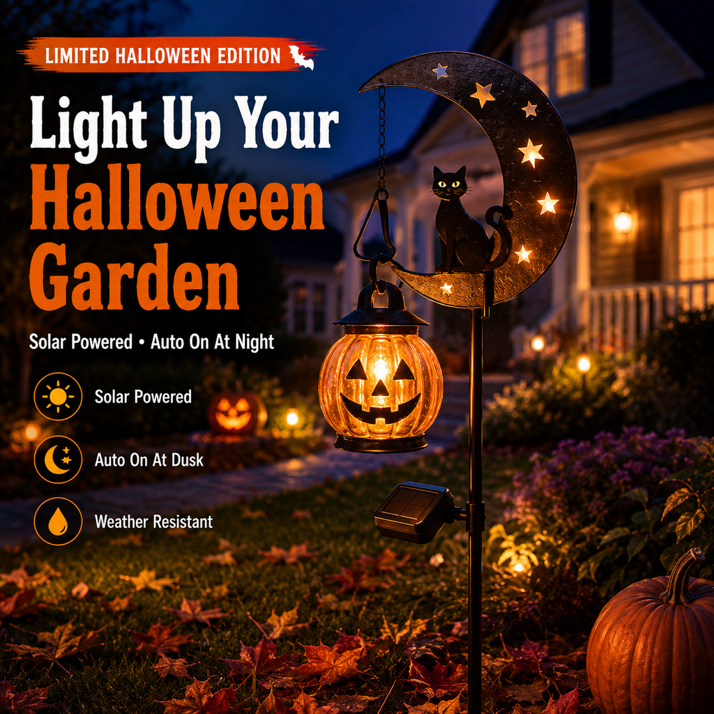 🎃Halloween Early Bird Sale |49% OFF Pumpkin MoonGarden Stake Light