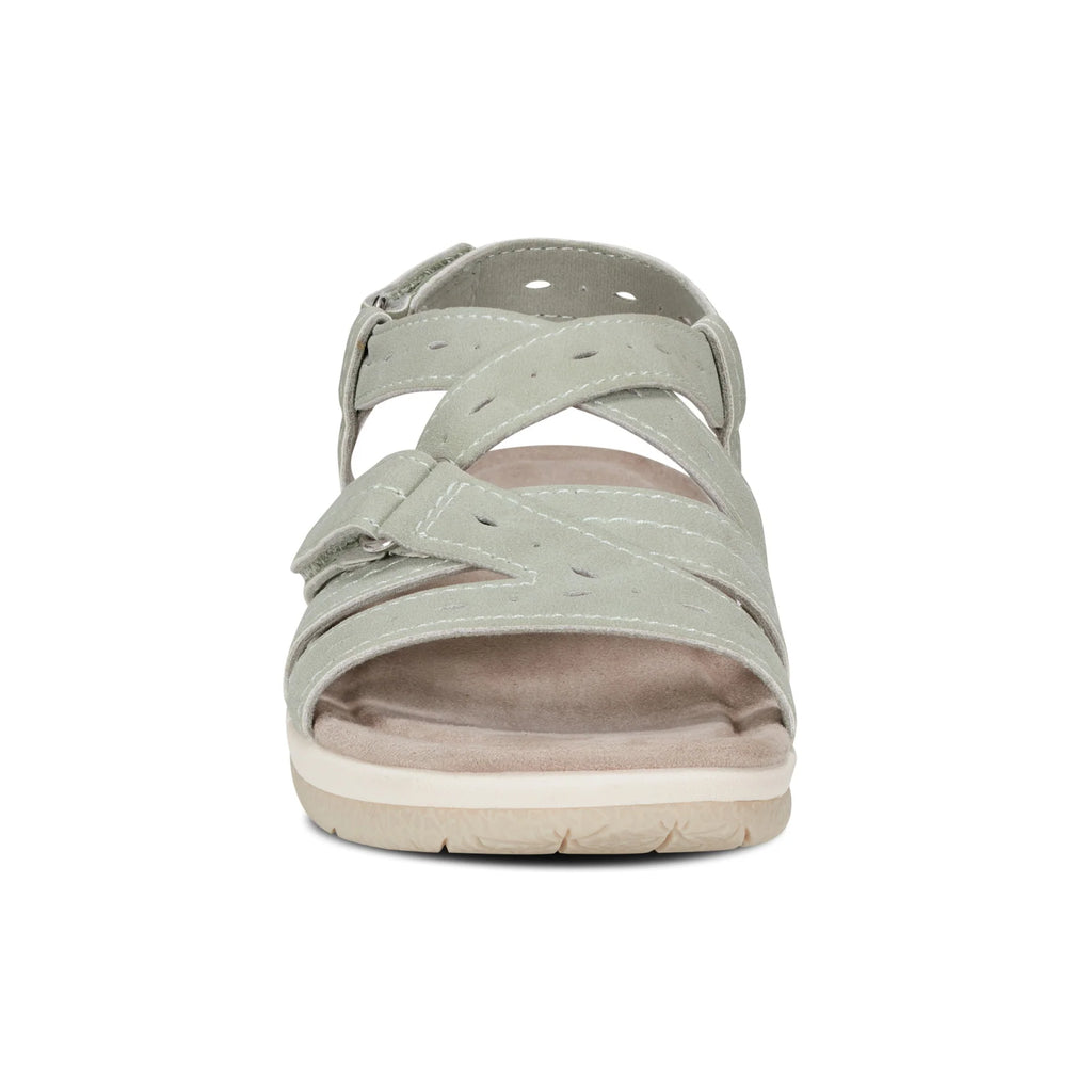 💝Last Day 50% OFF⭐Samsin Round Toe Strappy Casual Flat Sandals