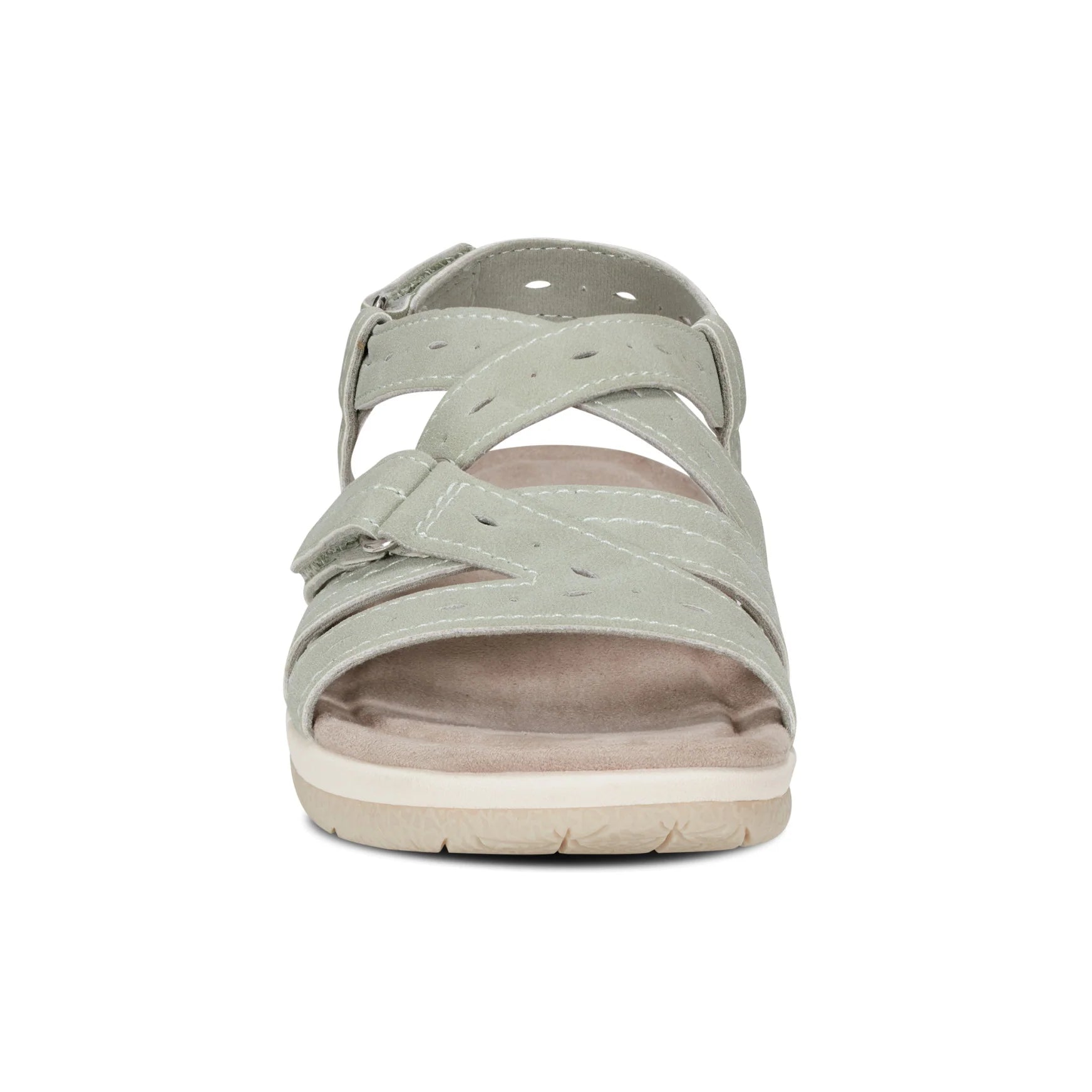 💝Last Day 50% OFF⭐Samsin Round Toe Strappy Casual Flat Sandals