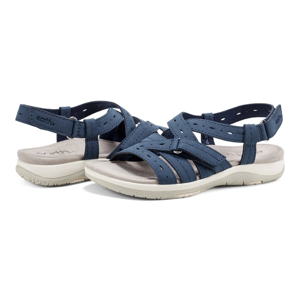 💝Last Day 50% OFF⭐Samsin Round Toe Strappy Casual Flat Sandals