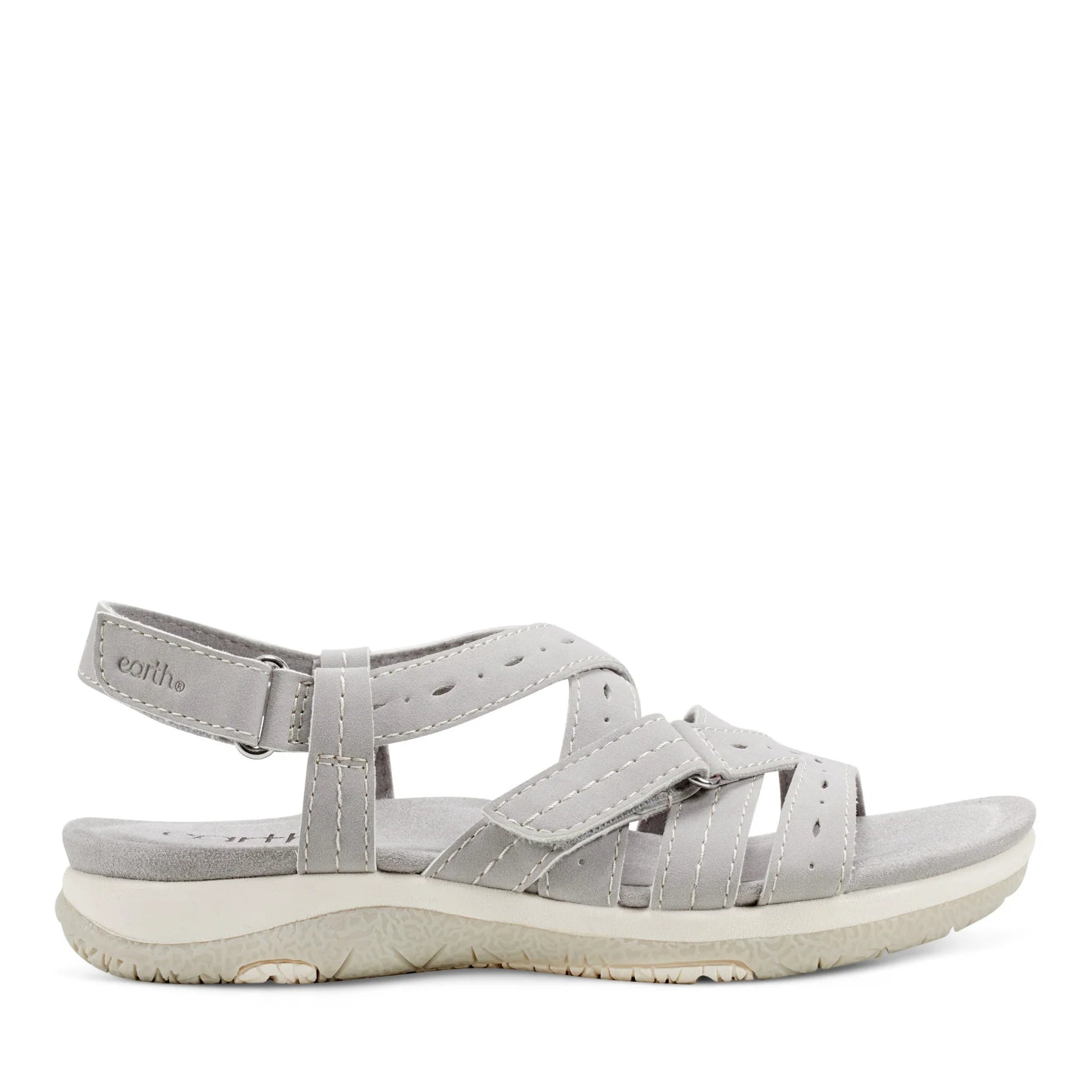 💝Last Day 50% OFF⭐Samsin Round Toe Strappy Casual Flat Sandals
