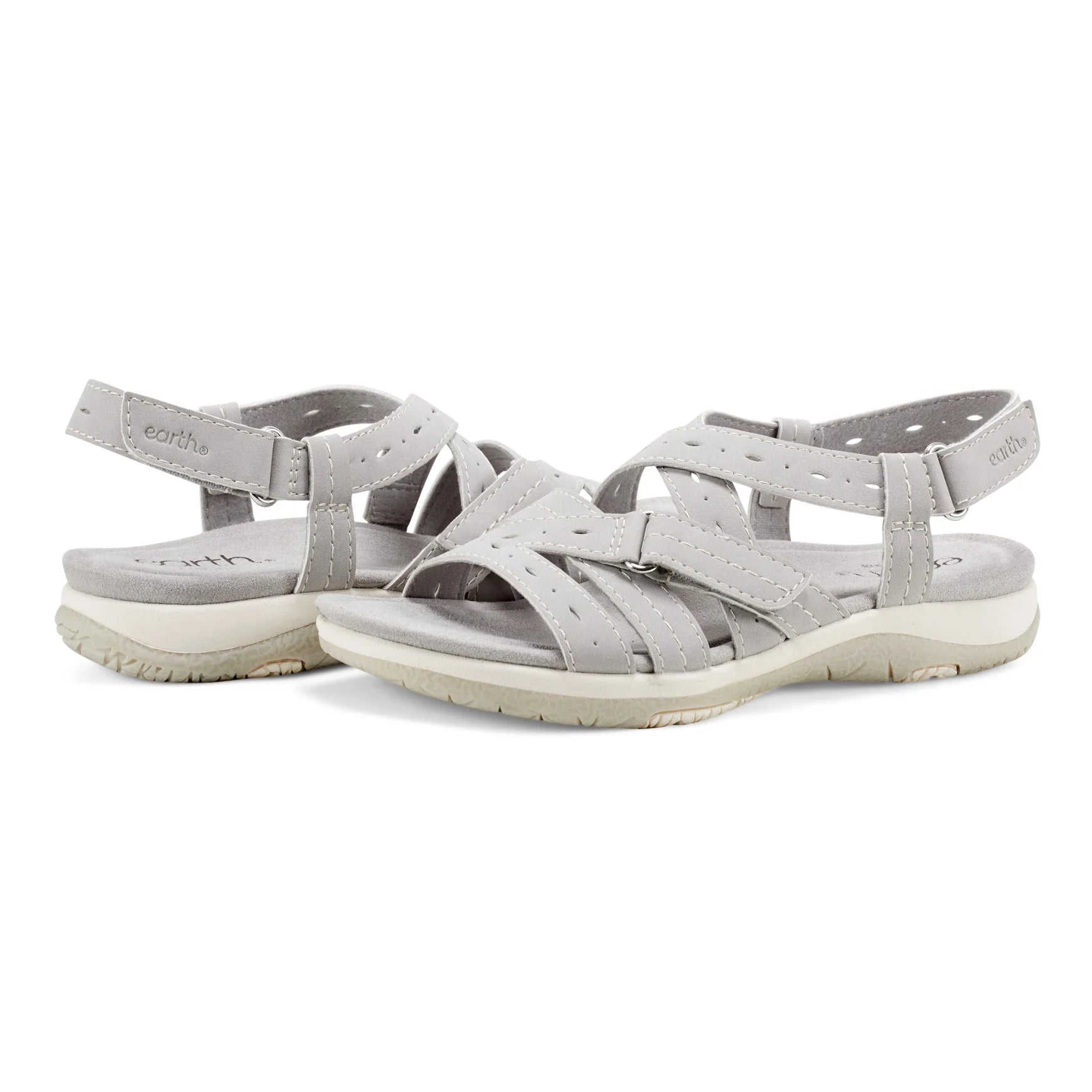💝Last Day 50% OFF⭐Samsin Round Toe Strappy Casual Flat Sandals