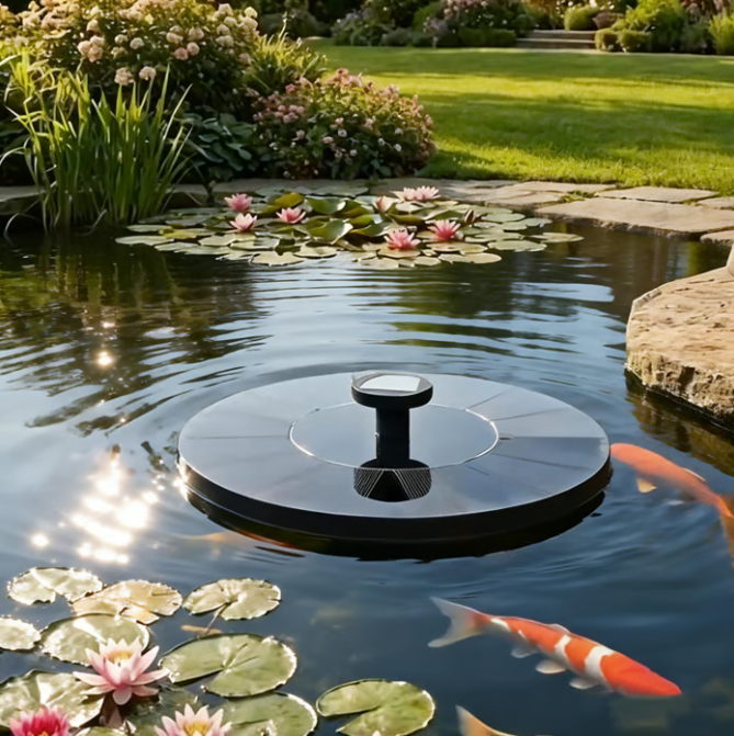 🏆Flash Sale⚡Solar Bath Fountain with 6 Nozzle