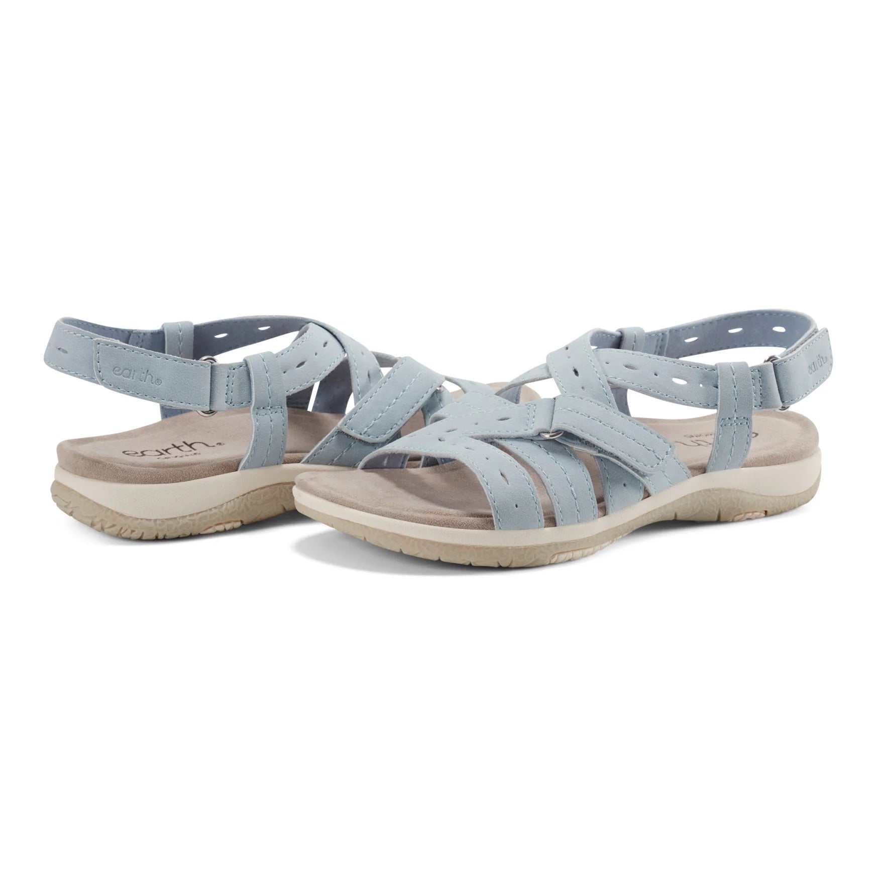 💝Last Day 50% OFF⭐Samsin Round Toe Strappy Casual Flat Sandals