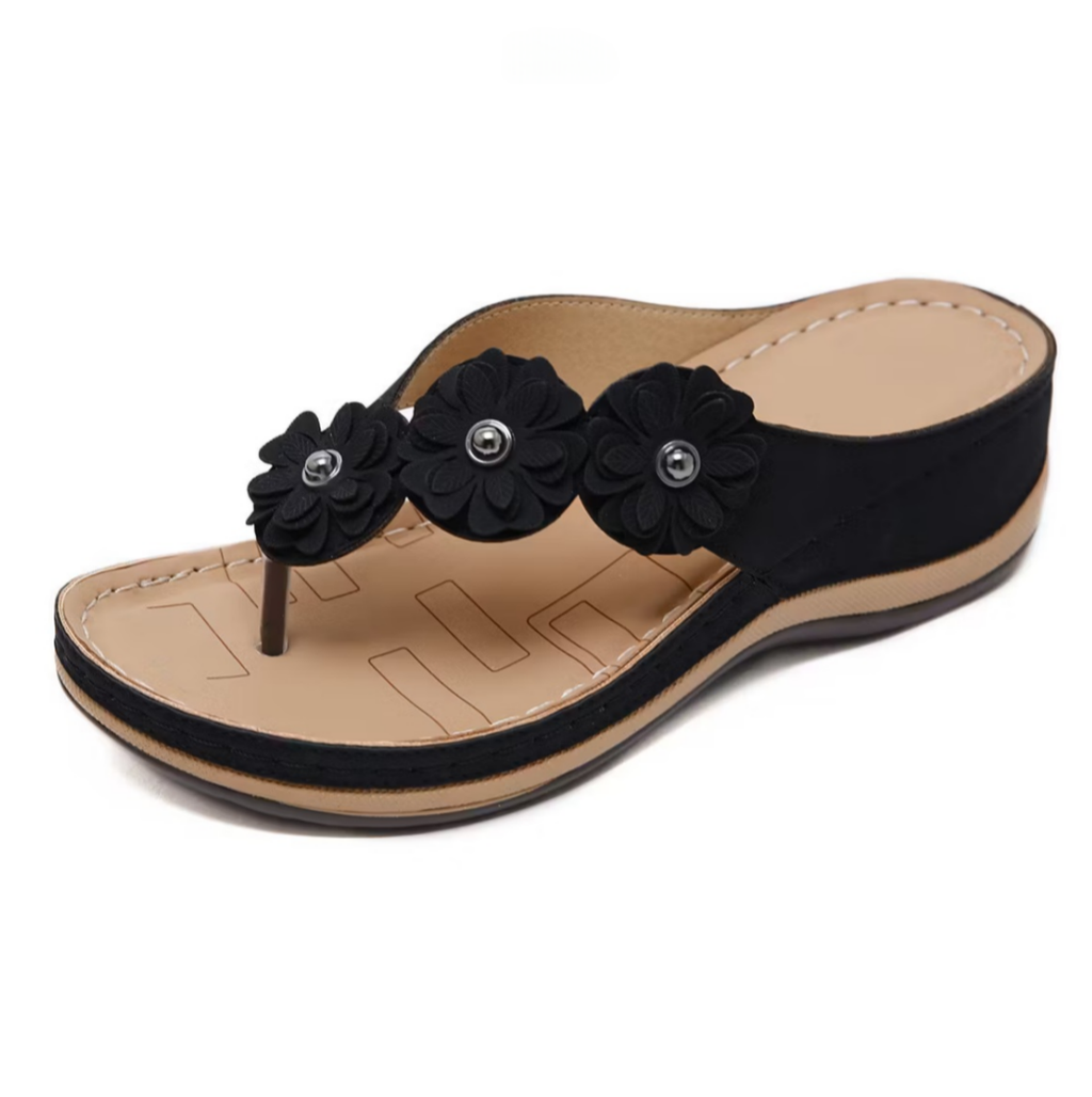 💝Last Day 50% OFF⭐Women's Lightweight Flowers Clip Toe Sandals