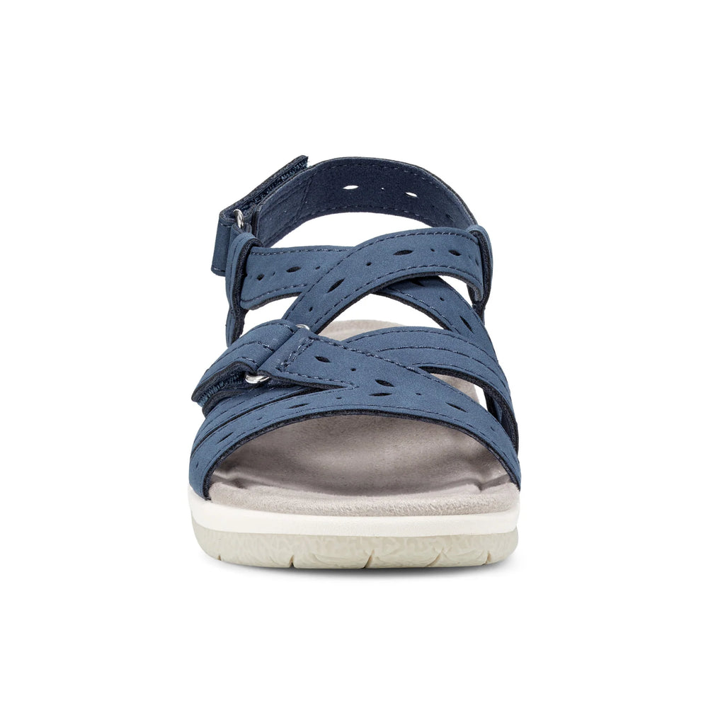 💝Last Day 50% OFF⭐Samsin Round Toe Strappy Casual Flat Sandals