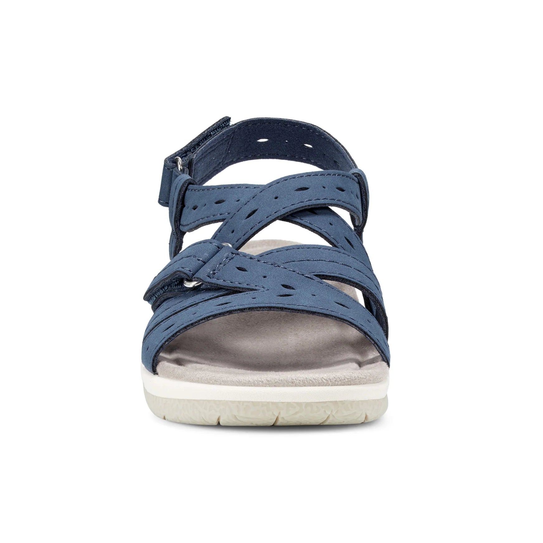 💝Last Day 50% OFF⭐Samsin Round Toe Strappy Casual Flat Sandals