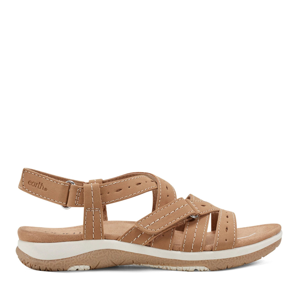 💝Last Day 50% OFF⭐Samsin Round Toe Strappy Casual Flat Sandals