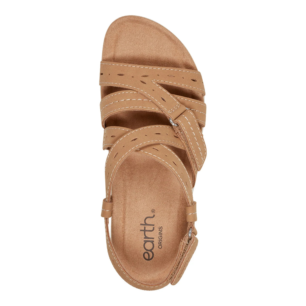 💝Last Day 50% OFF⭐Samsin Round Toe Strappy Casual Flat Sandals