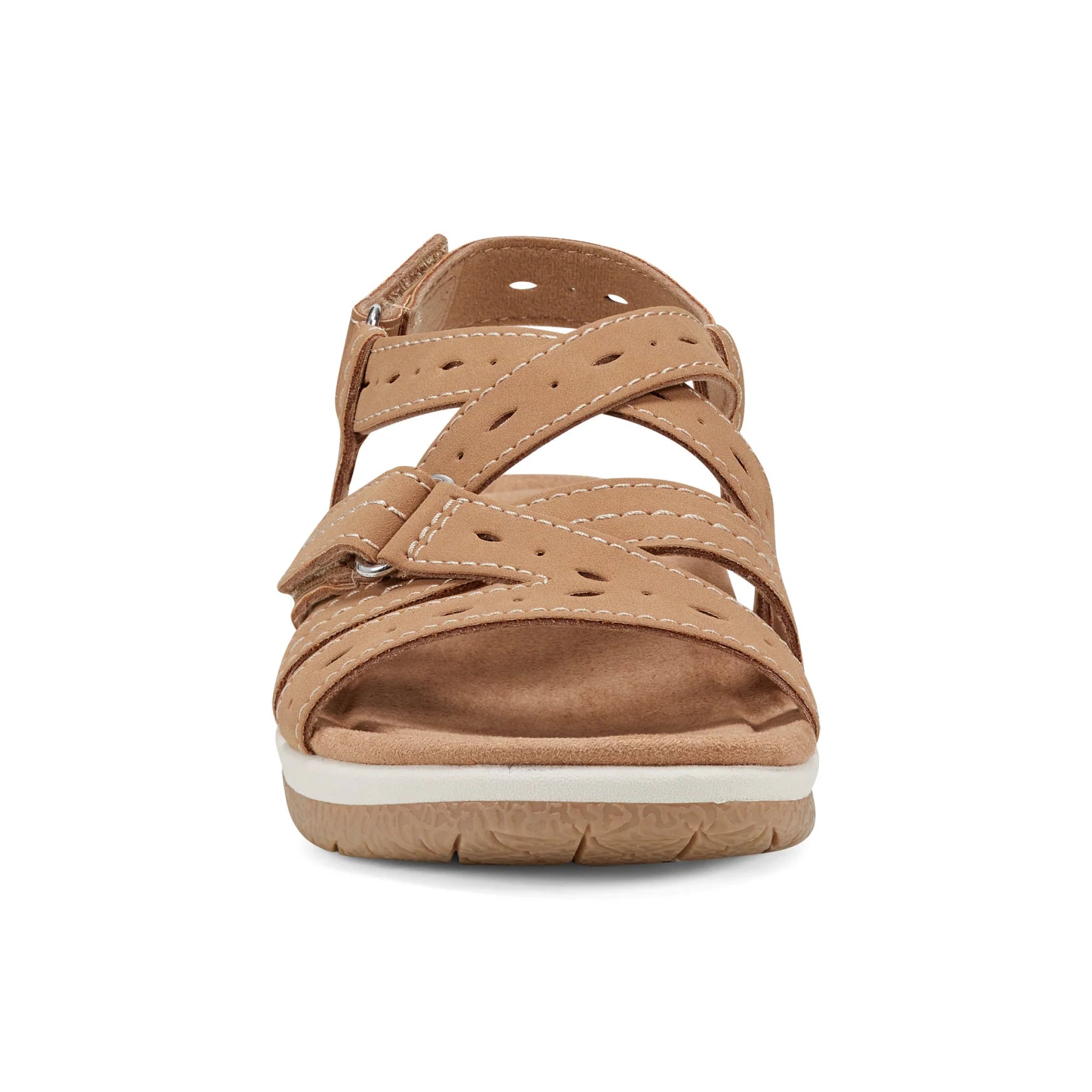 💝Last Day 50% OFF⭐Samsin Round Toe Strappy Casual Flat Sandals