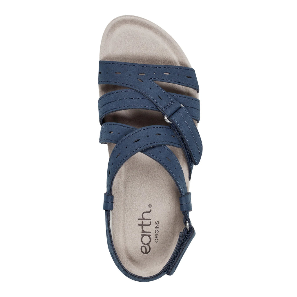 💝Last Day 50% OFF⭐Samsin Round Toe Strappy Casual Flat Sandals
