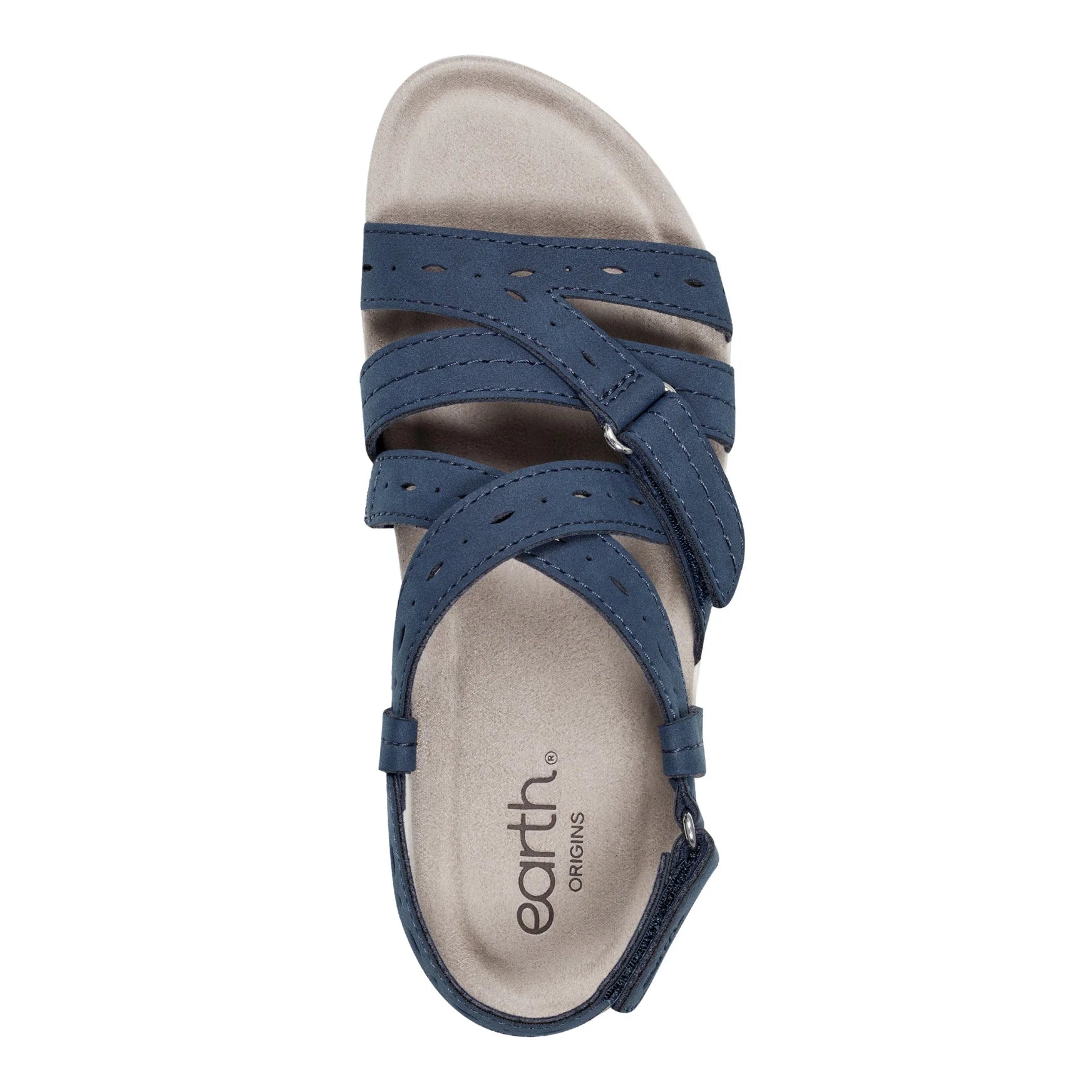 💝Last Day 50% OFF⭐Samsin Round Toe Strappy Casual Flat Sandals