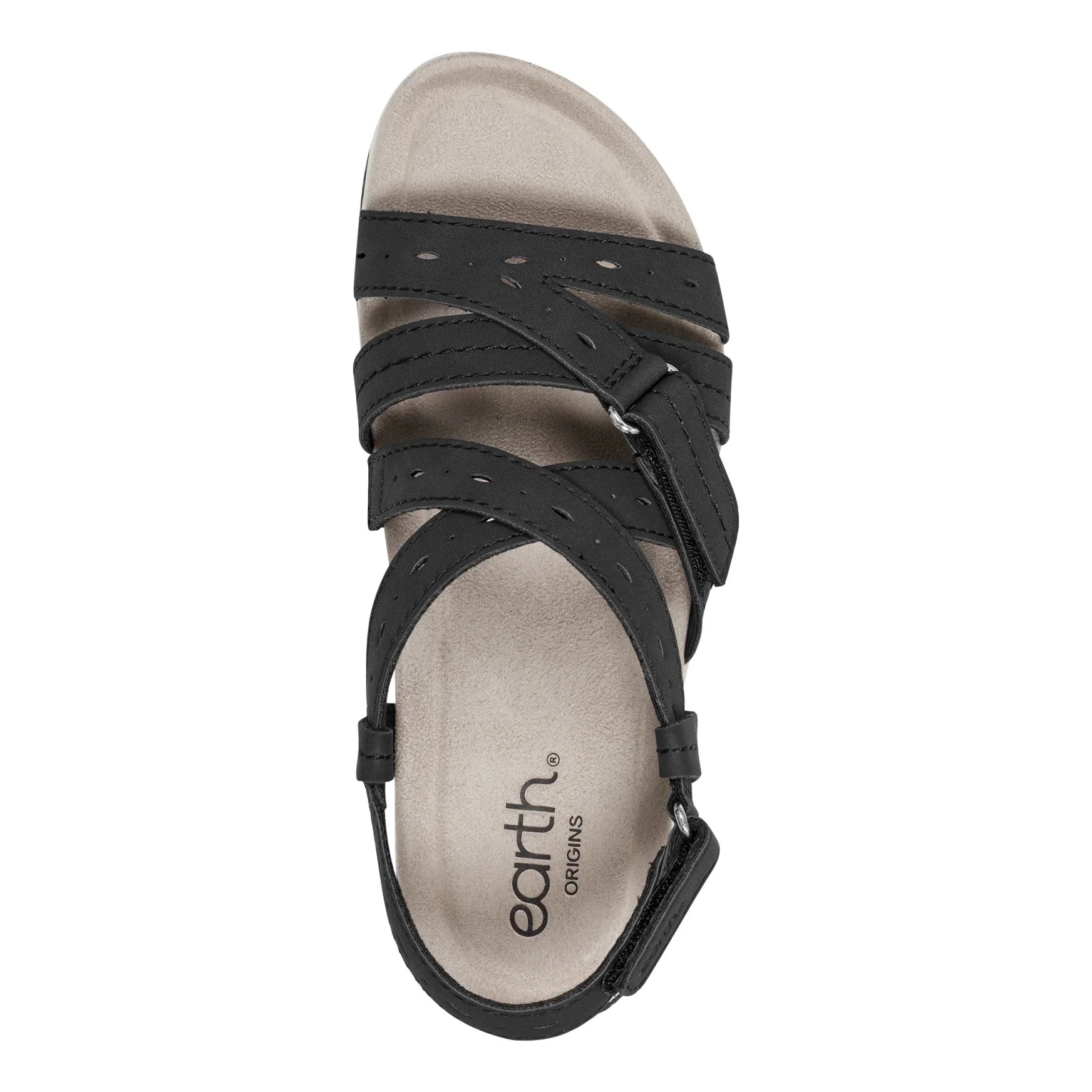 💝Last Day 50% OFF⭐Samsin Round Toe Strappy Casual Flat Sandals